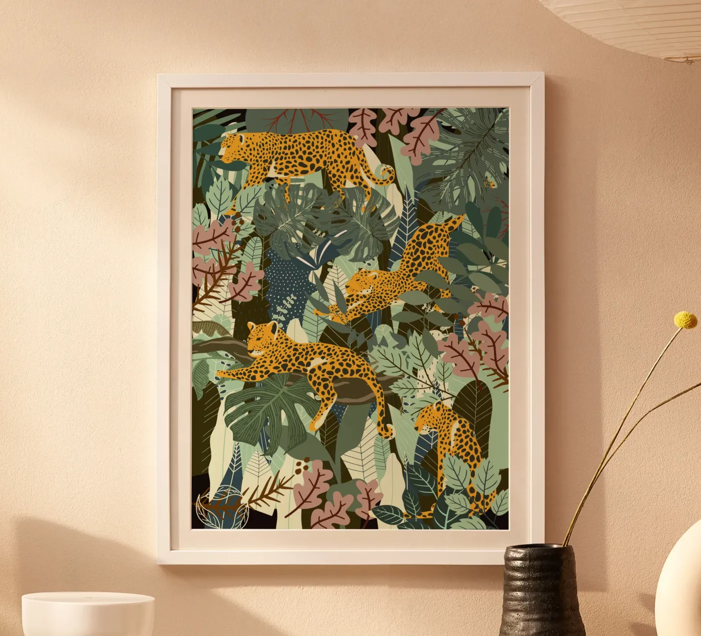 Leopard hahnemühle van Little Dean