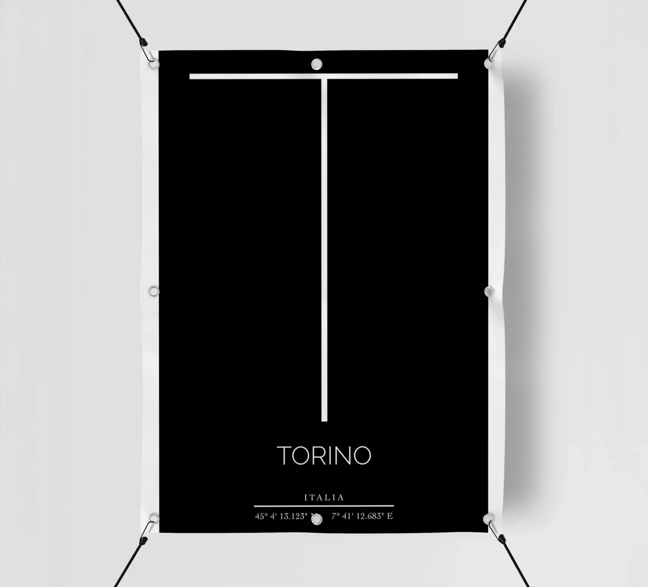 TORINO - nero telo in pvc da CityLights