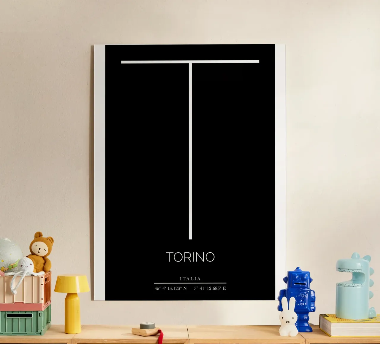 TORINO - nero plexiglass da CityLights