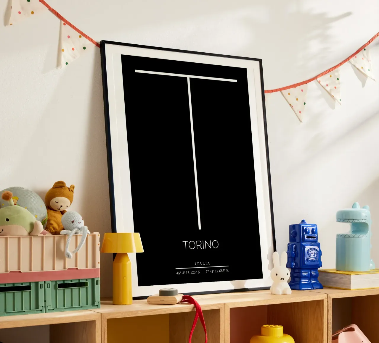 TORINO - nero poster da CityLights