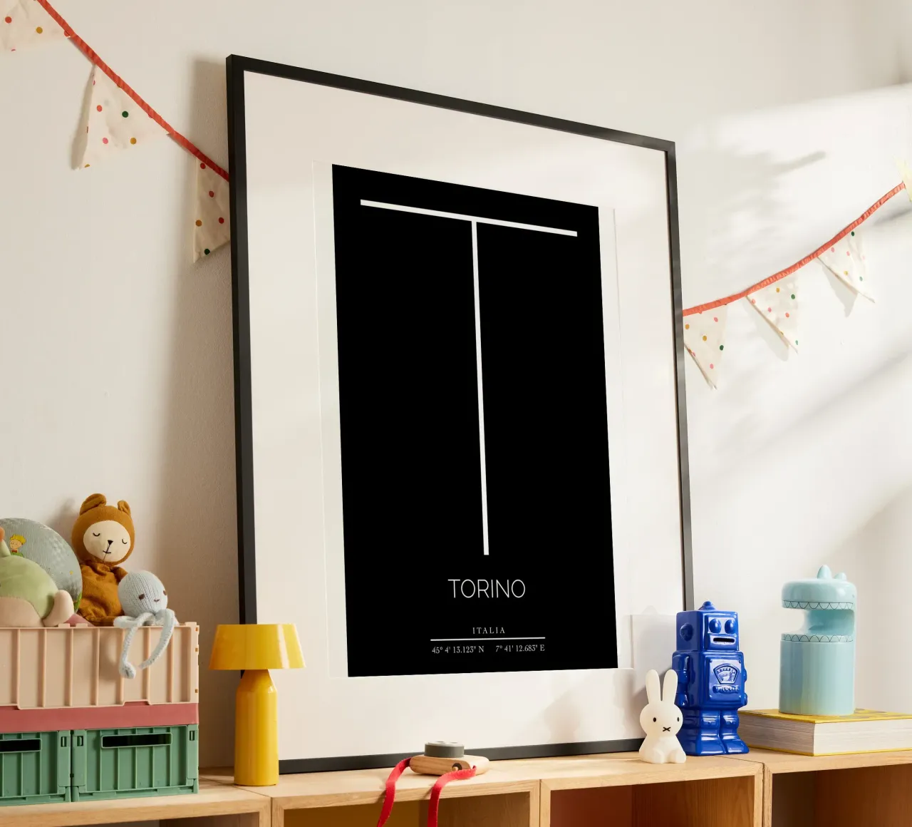 TORINO - nero poster da CityLights