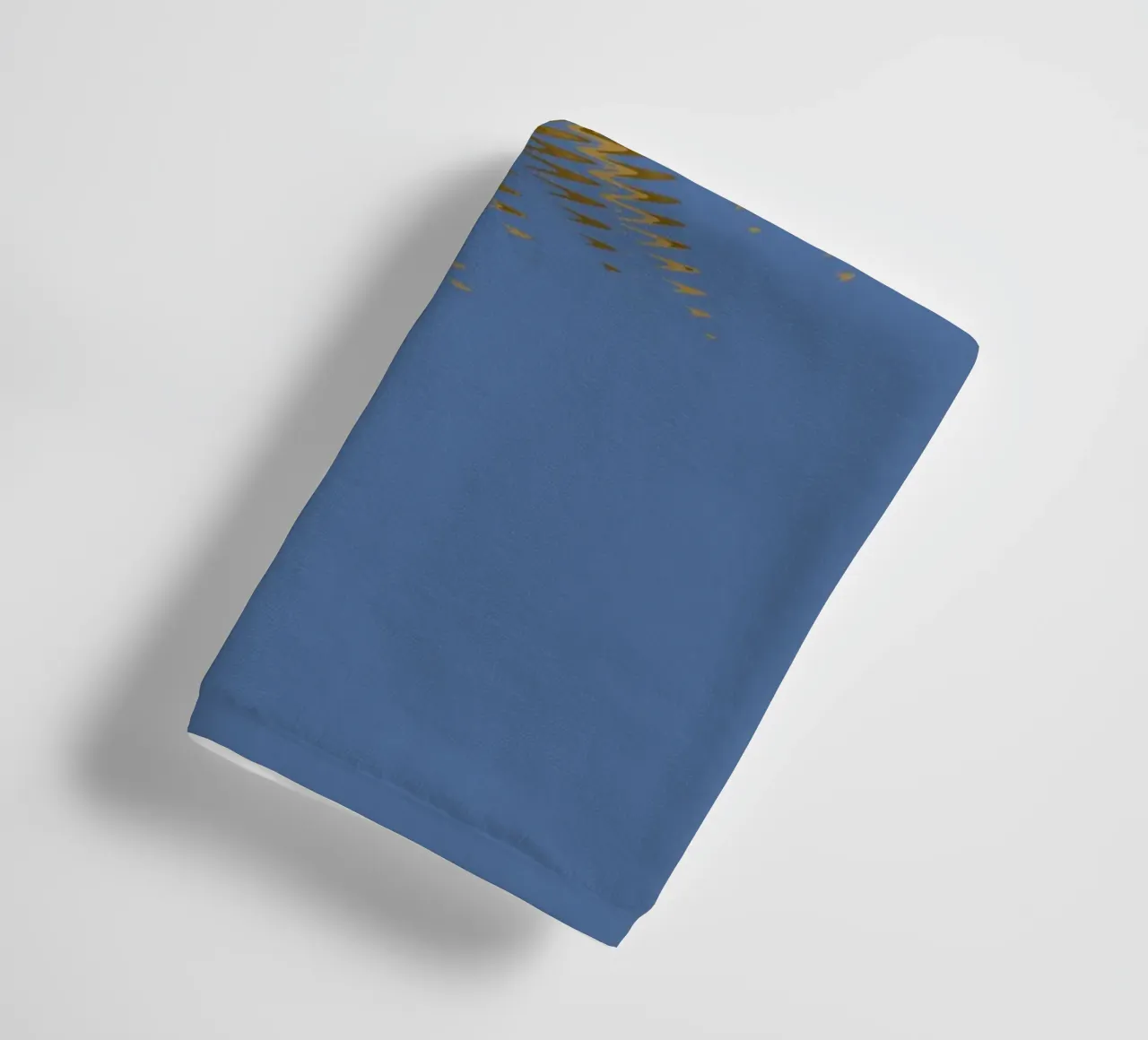 Motif dynamique abstrait en jaune et bleu serviette de bain de Something for you