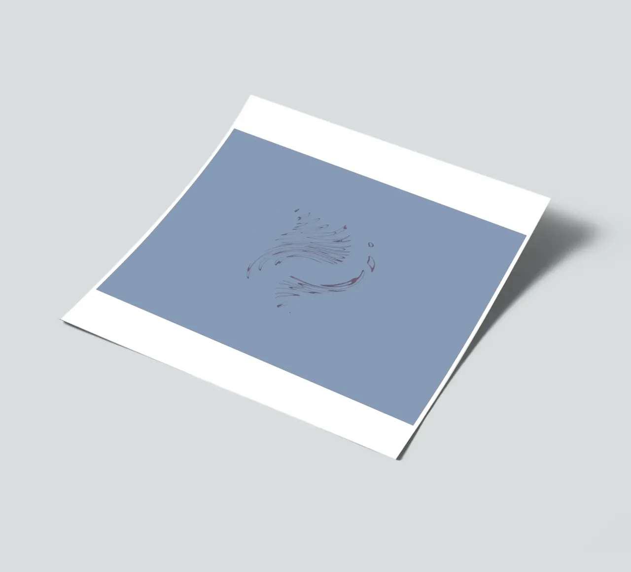 Abstract dynamic circular pattern in blue tones sticker sheet by Something for you