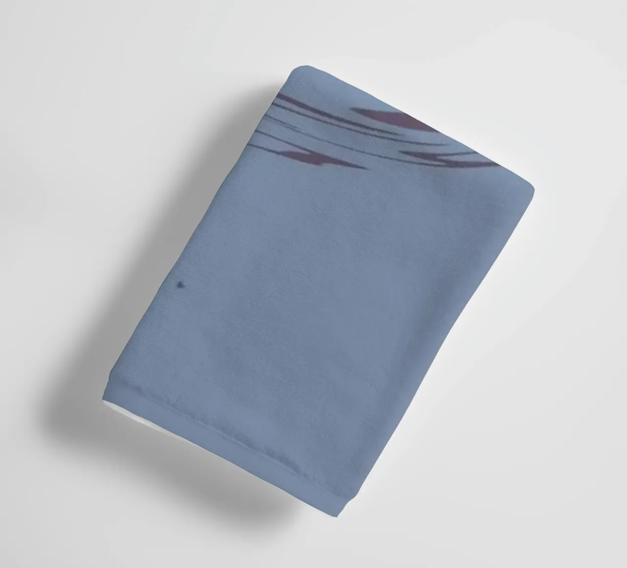 Abstract dynamic circular pattern in blue tones towel by Something for you