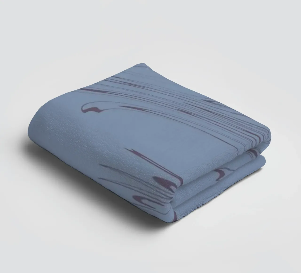 Abstract dynamic circular pattern in blue tones towel by Something for you