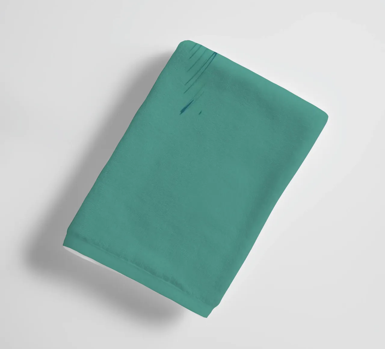 Motif dynamique abstrait incurvé en vert et bleu serviette de bain de Something for you