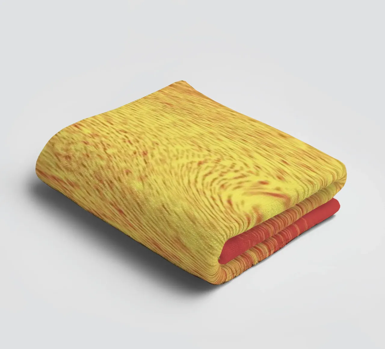 Motif dynamique abstrait en rouge et jaune serviette de bain de Something for you