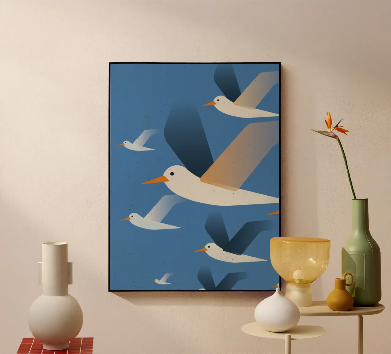 Möwen im Flug plexiglass da DARIA IVANOVNA