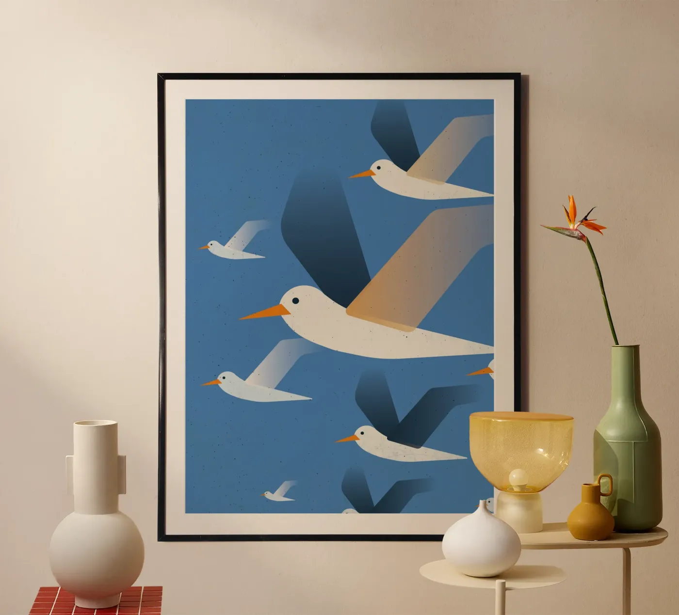 Möwen im Flug poster da DARIA IVANOVNA