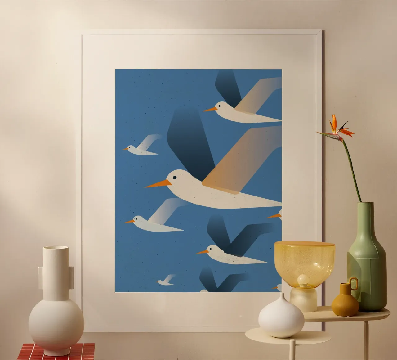 Möwen im Flug poster da DARIA IVANOVNA