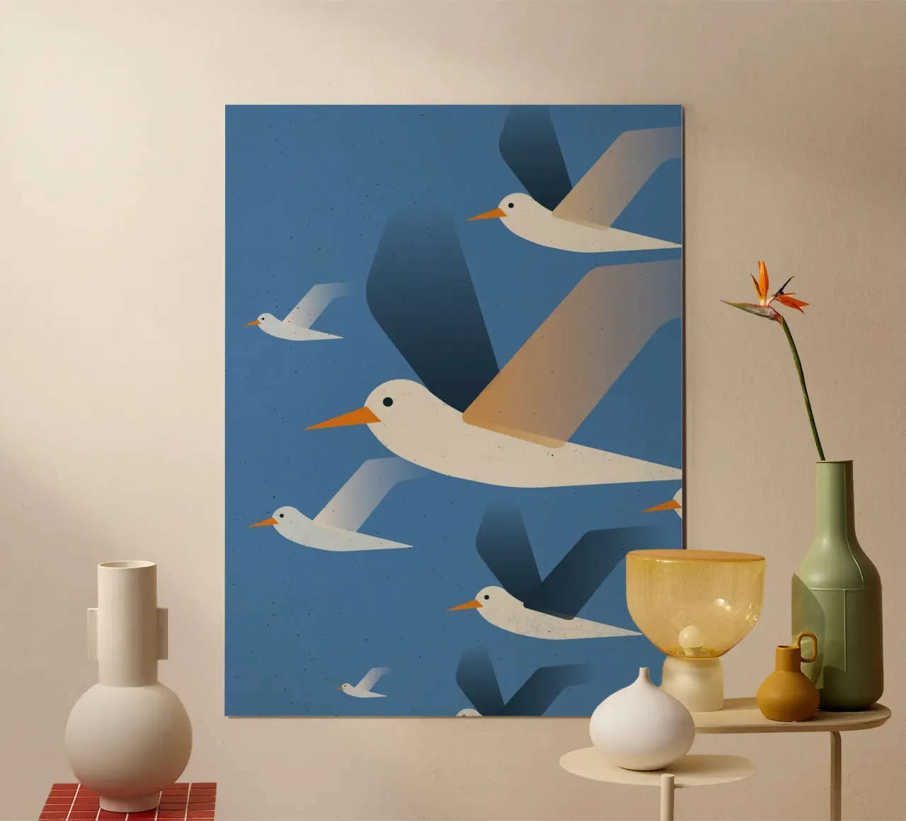 Möwen im Flug poster da DARIA IVANOVNA