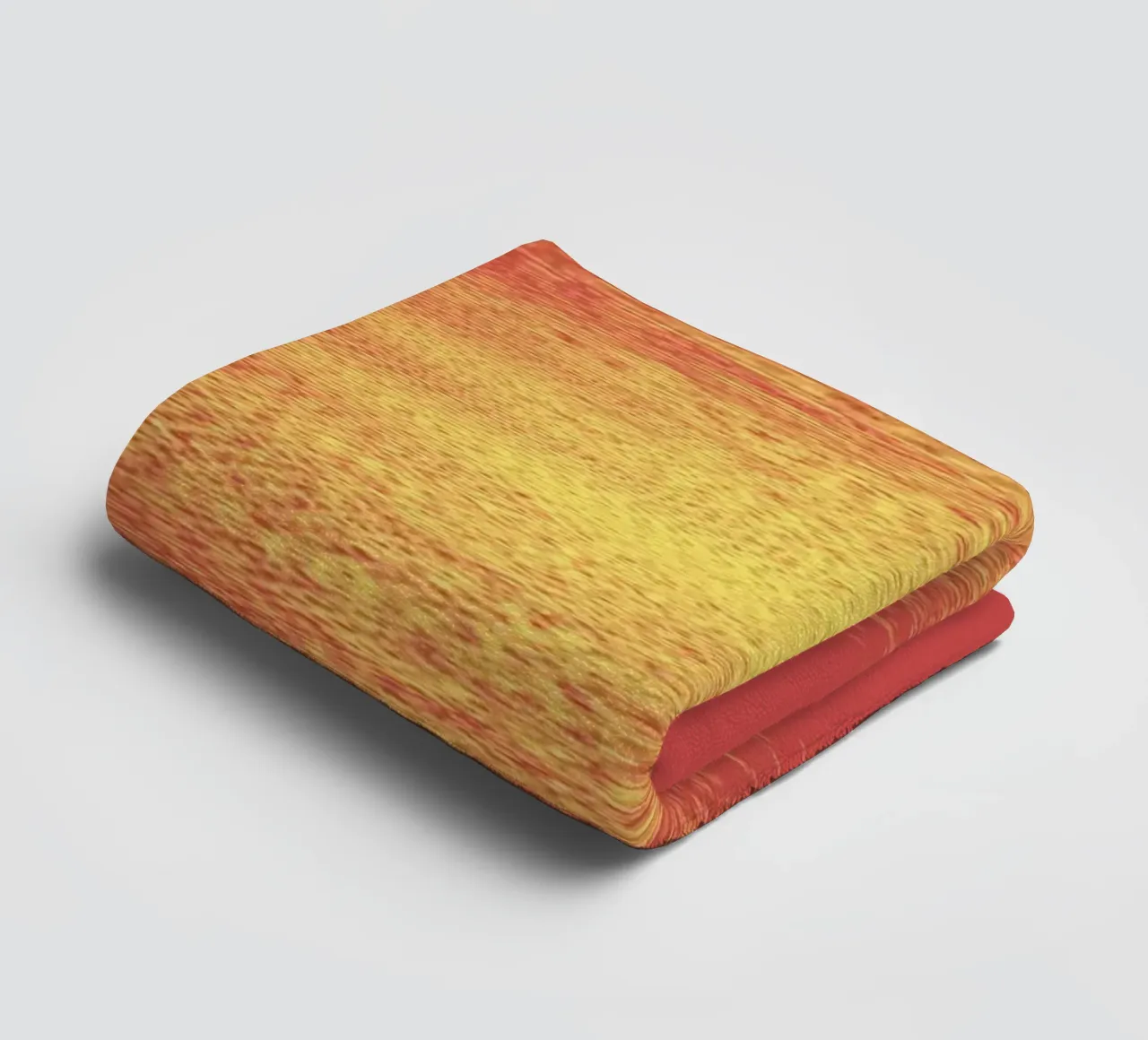 Motif horizontal dynamique abstrait en rouge et jaune serviette de bain de Something for you