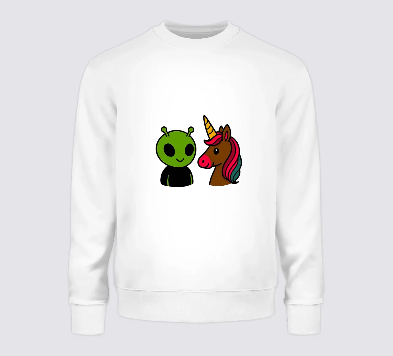 Einhorn & Alien felpa da Vintage Van Gogh
