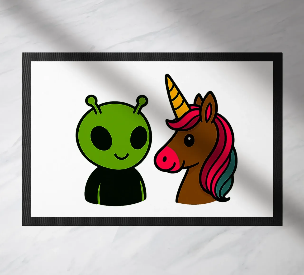 Einhorn & Alien zerbino da Vintage Van Gogh