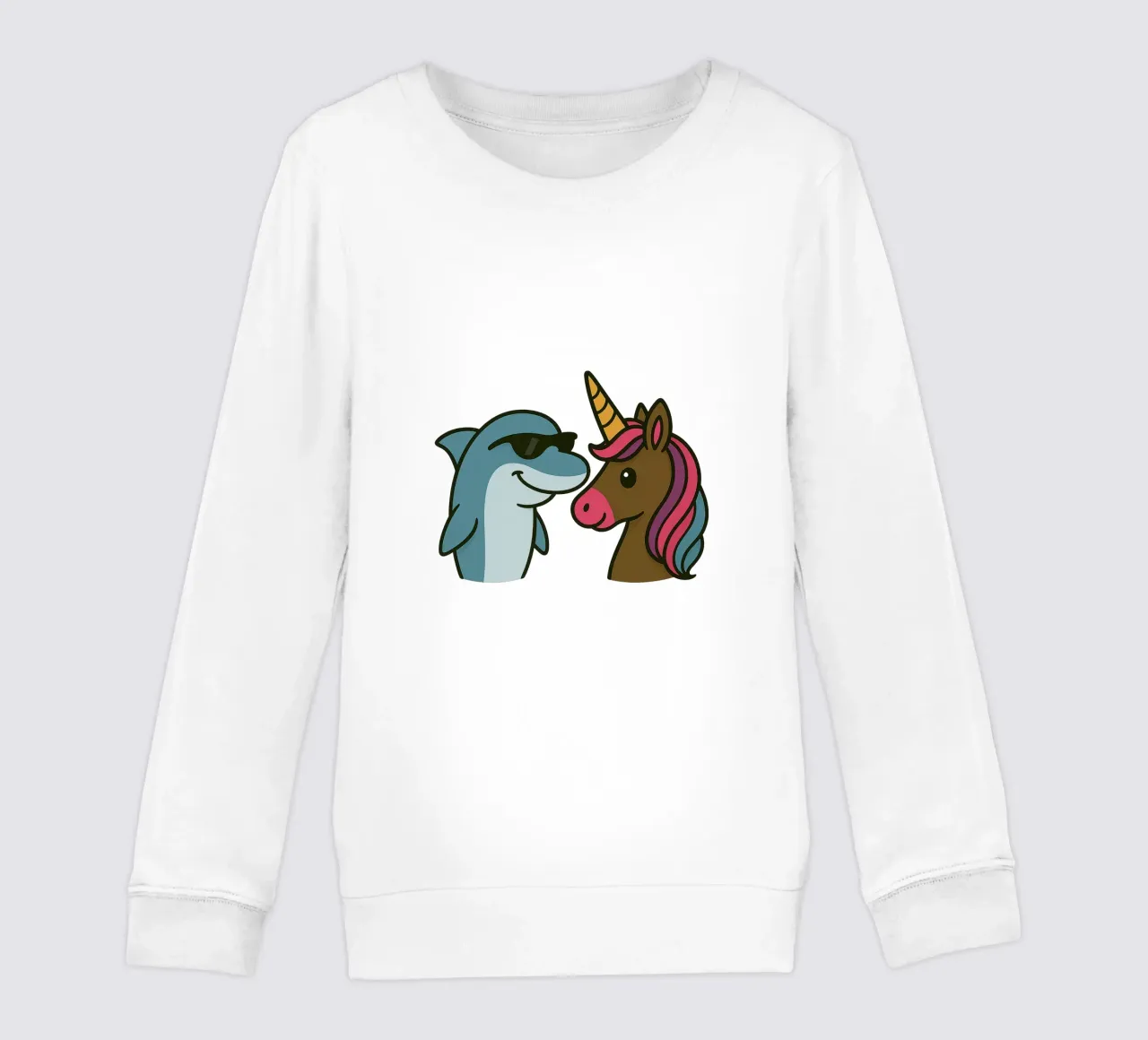 Einhorn & Delfin felpa bambino da Vintage Van Gogh