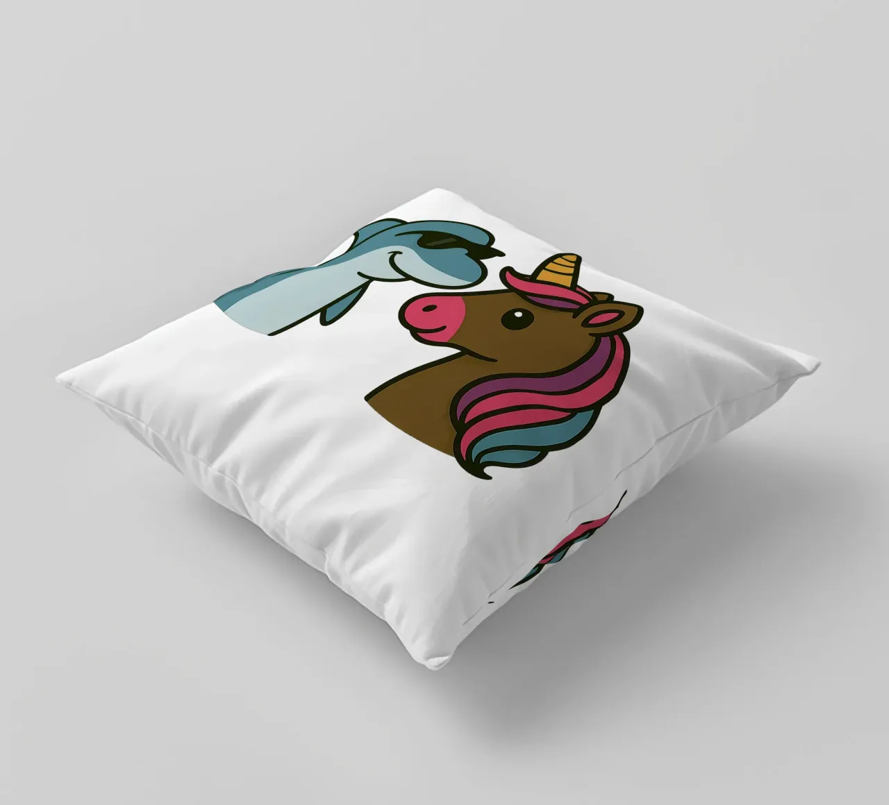 Einhorn & Delfin cuscino da Vintage Van Gogh