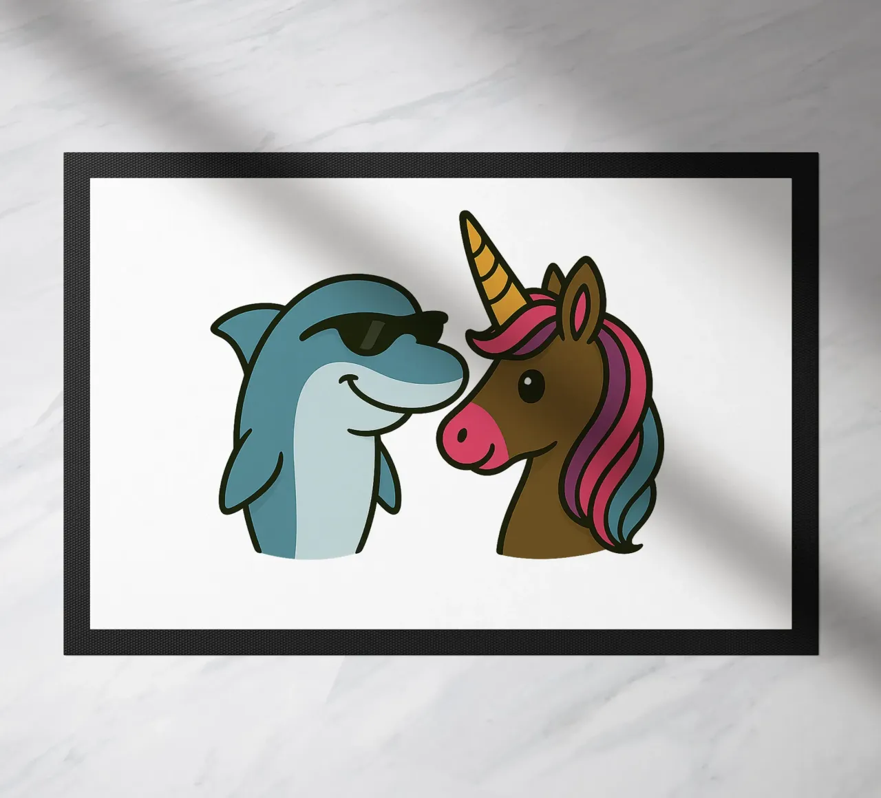 Einhorn & Delfin zerbino da Vintage Van Gogh