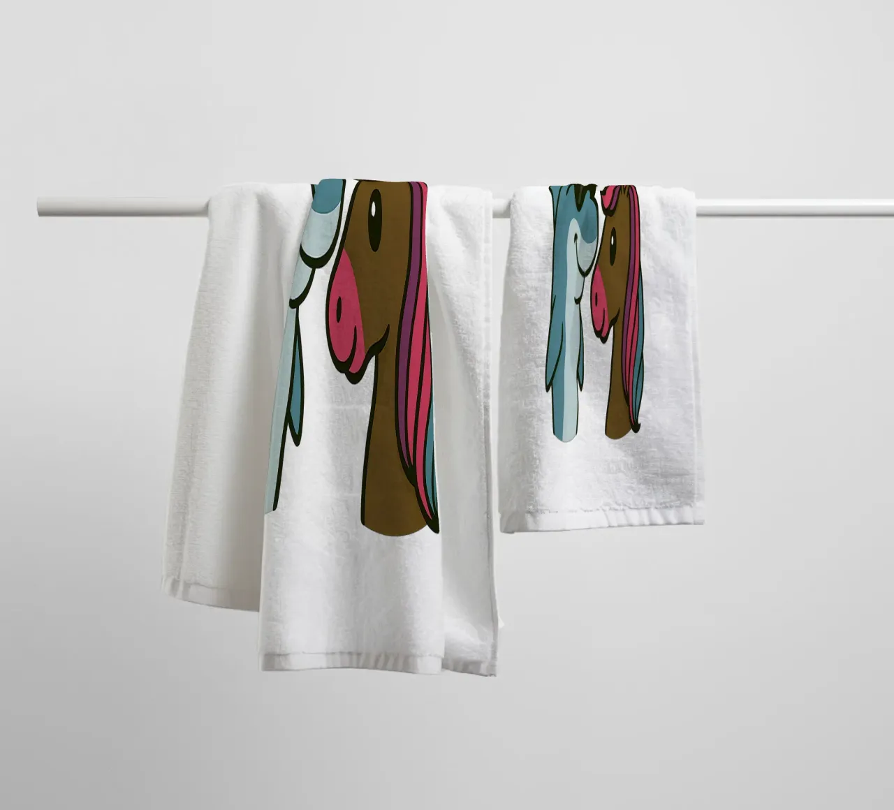 Einhorn & Delfin asciugamano da bagno da Vintage Van Gogh