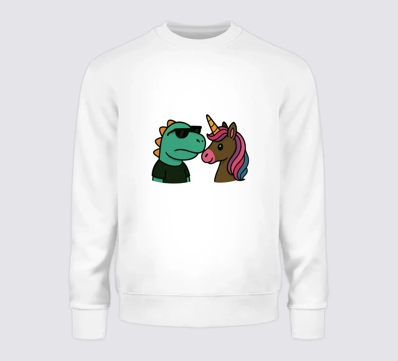 Einhorn & Dino felpa da Vintage Van Gogh