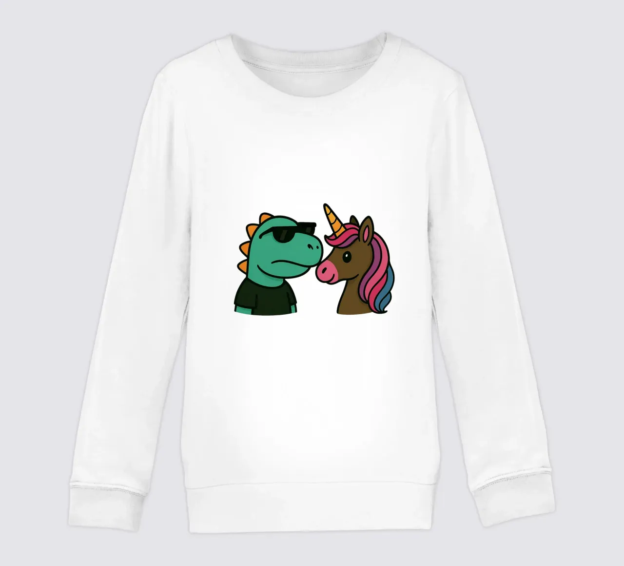 Einhorn & Dino felpa bambino da Vintage Van Gogh