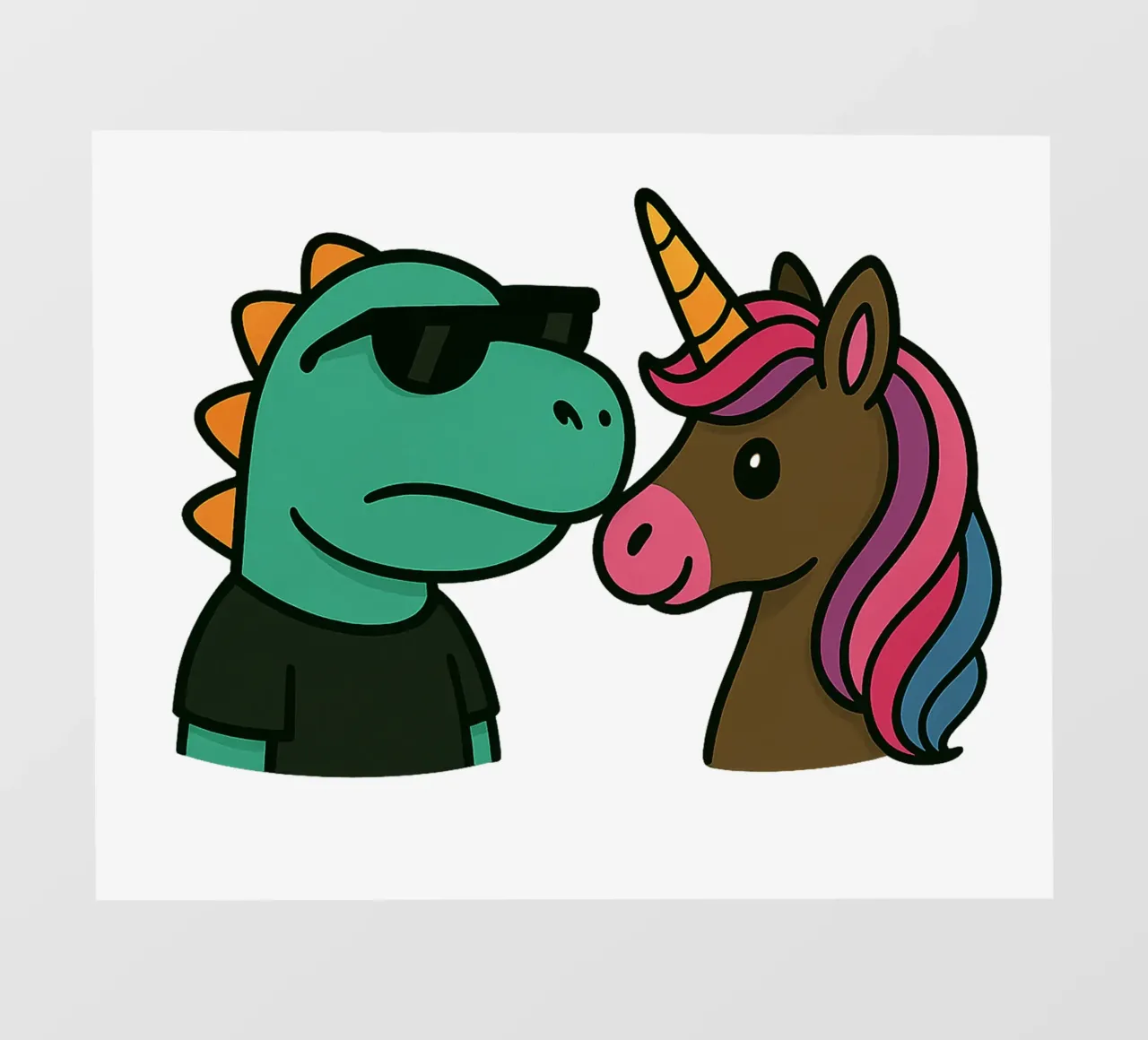 Einhorn & Dino telo in pvc da Vintage Van Gogh