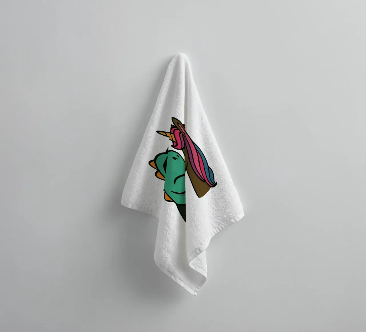 Einhorn & Dino asciugamano da bagno da Vintage Van Gogh
