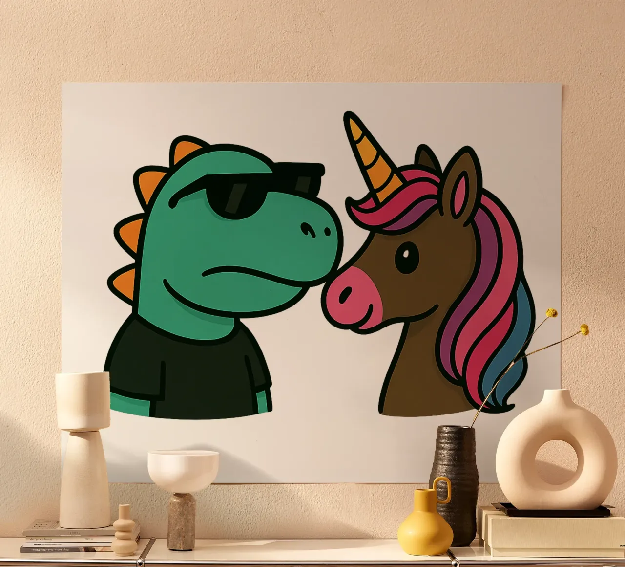 Einhorn & Dino carta hahnemühle da Vintage Van Gogh