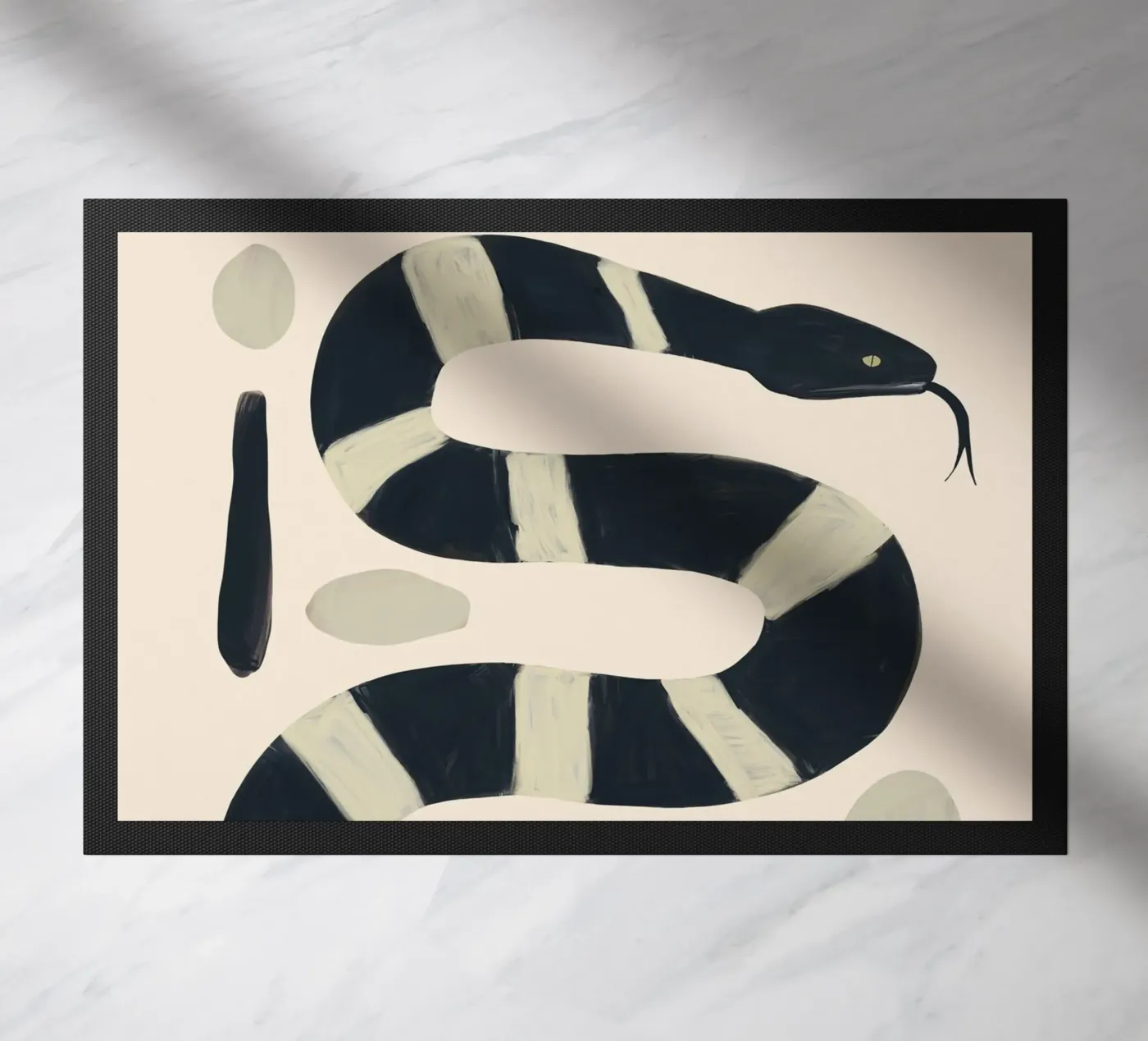 Black and White Snake zerbino da ThingDesign