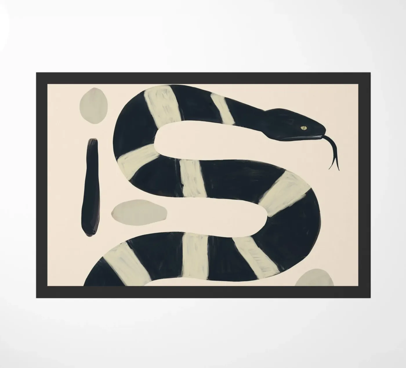 Black and White Snake zerbino da ThingDesign