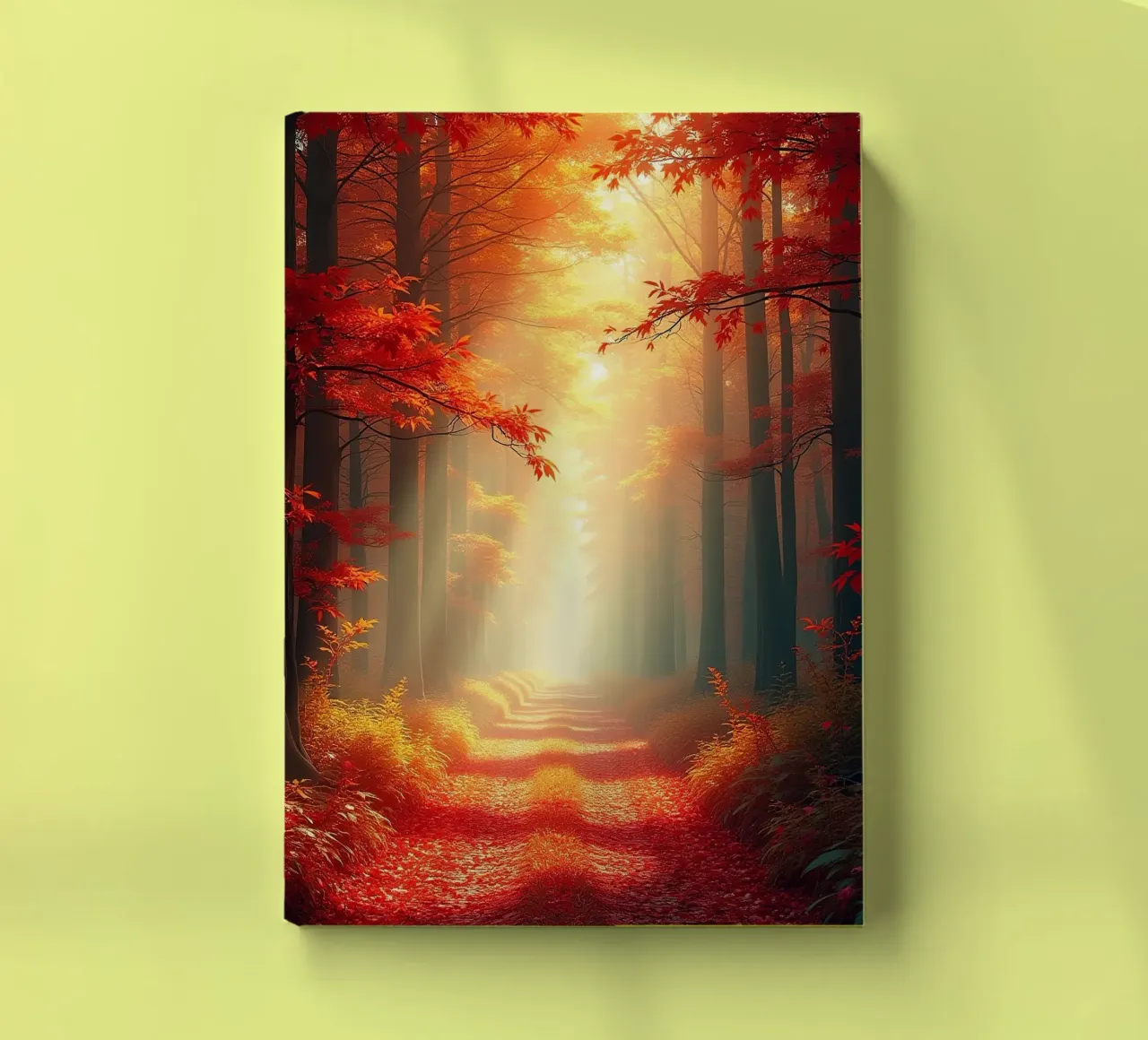 Forest_path_autumn_8 notebook by Fantasie & Mystikwelten by LK