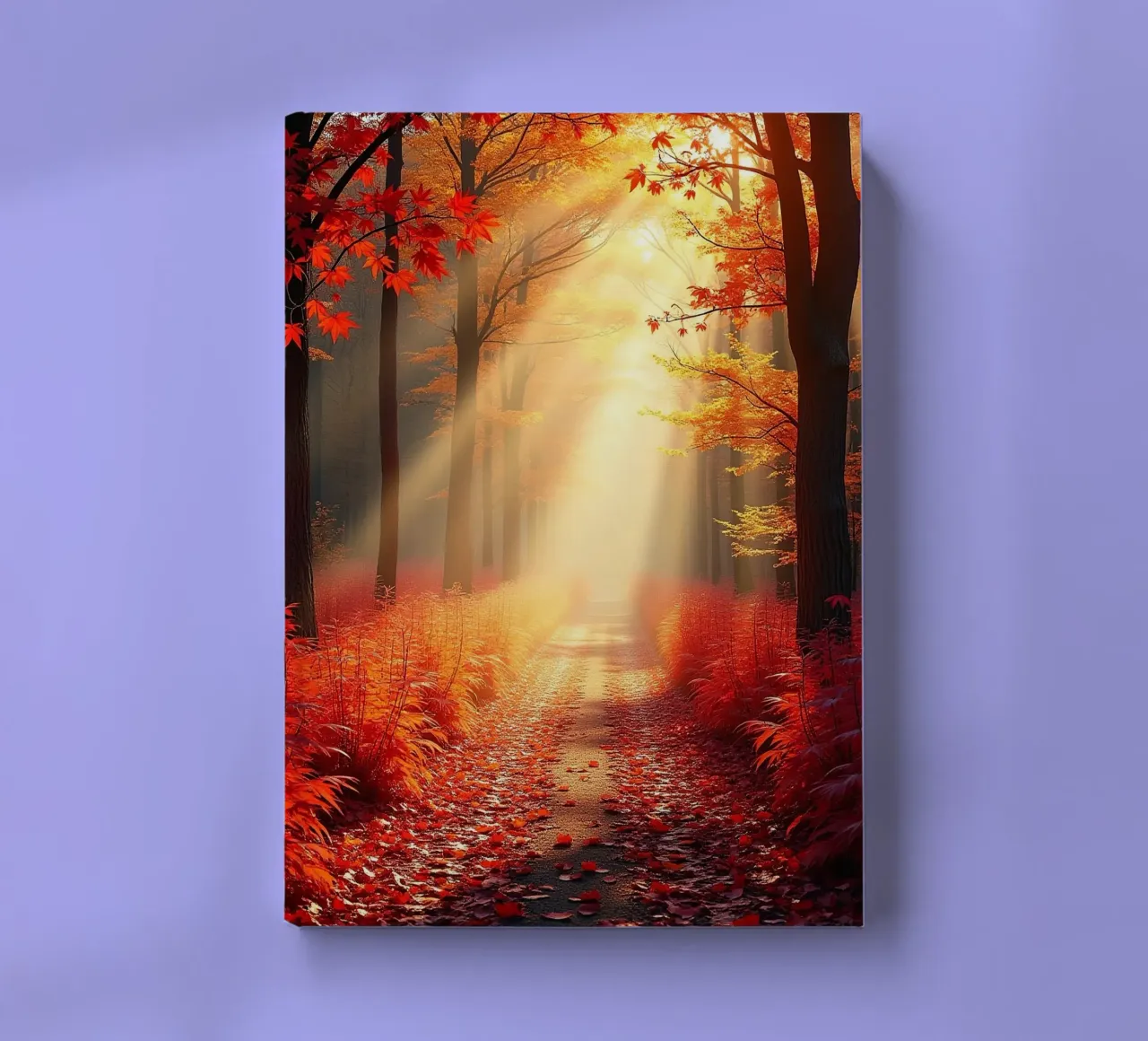 Forest_path_autumn_9 notebook by Fantasie & Mystikwelten by LK