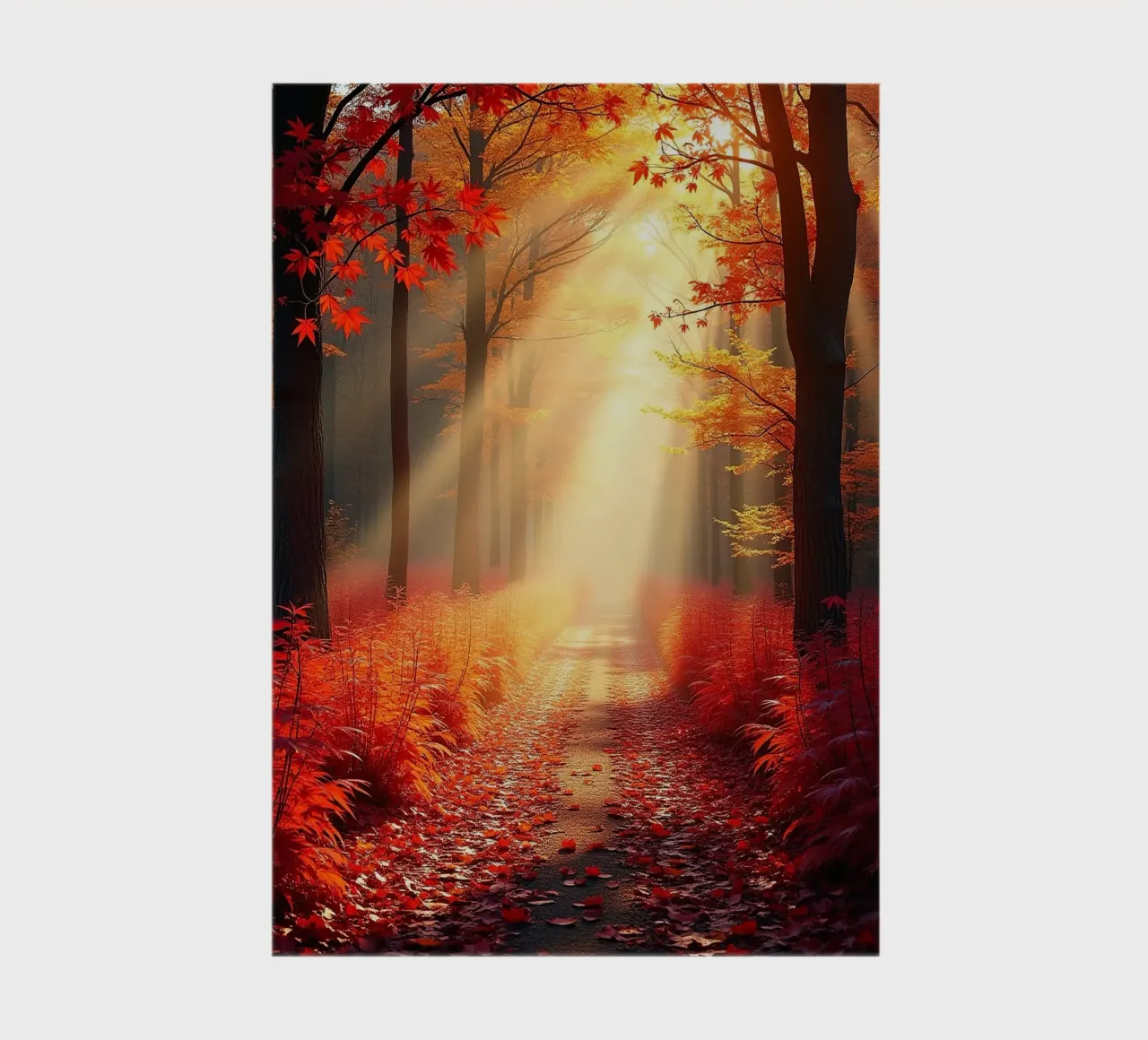 Forest_path_autumn_9 notebook by Fantasie & Mystikwelten by LK