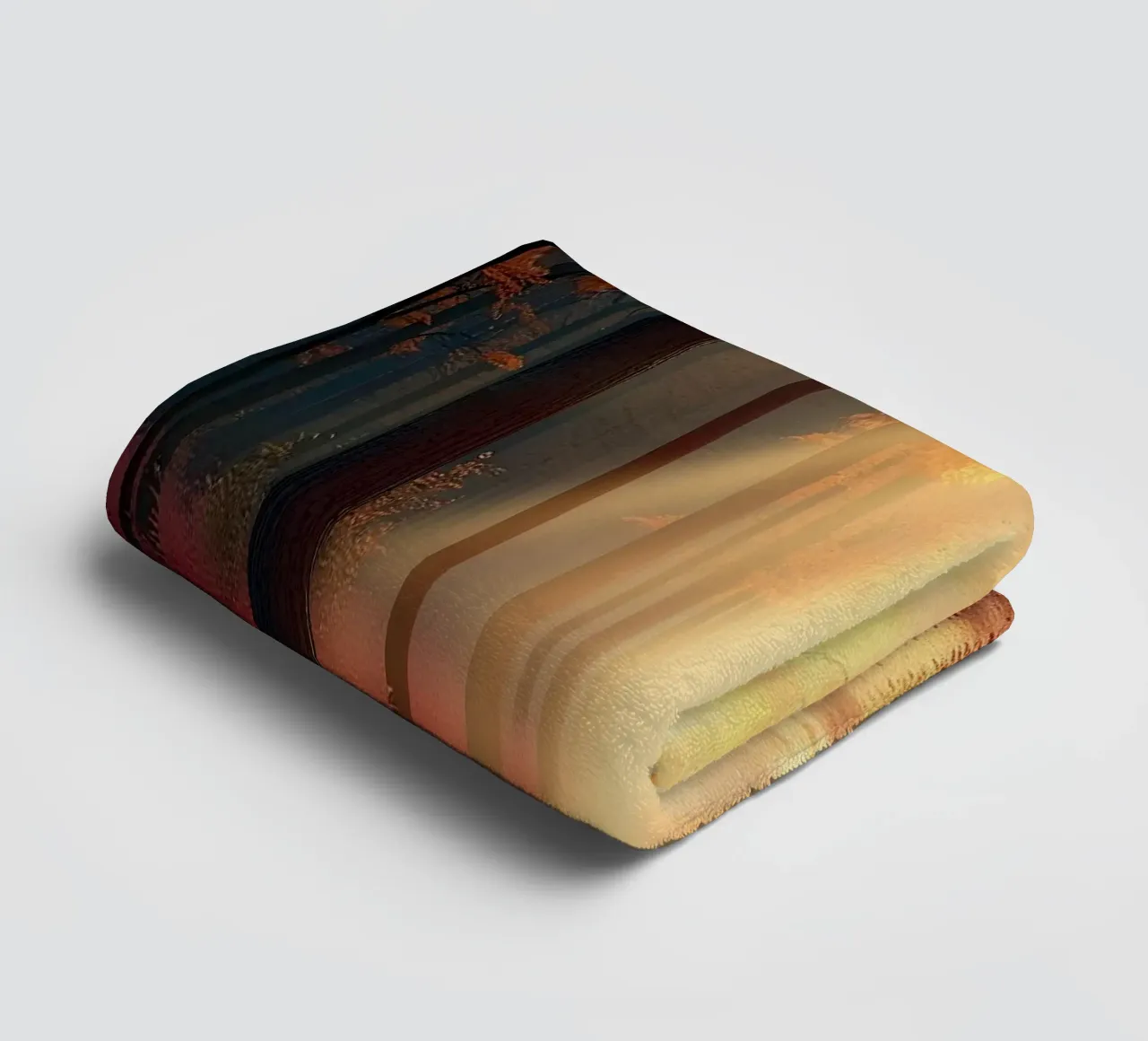 Forest_path_autumn_9 towel by Fantasie & Mystikwelten by LK