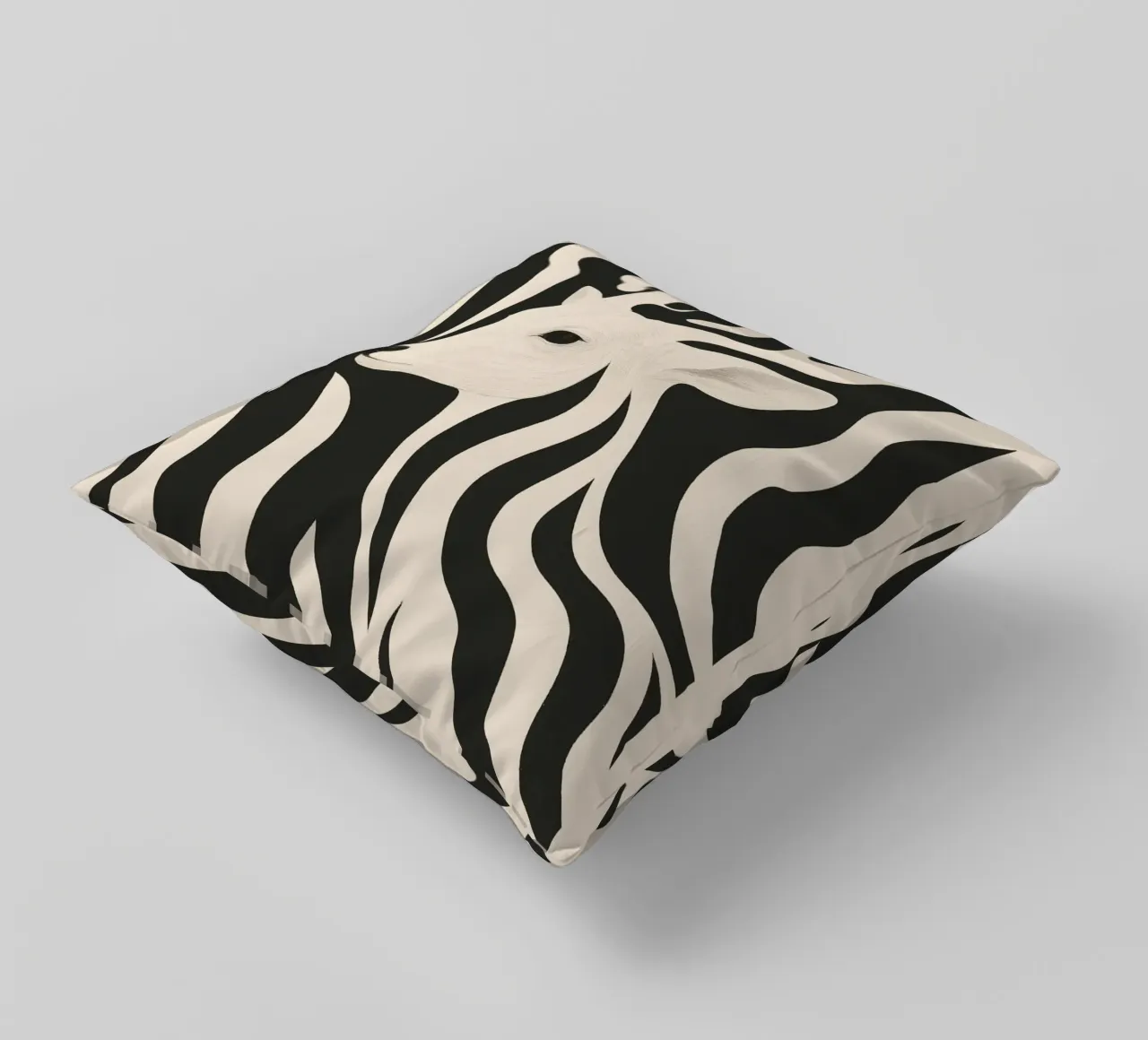 Cervo in bianco e nero cuscino da ThingDesign