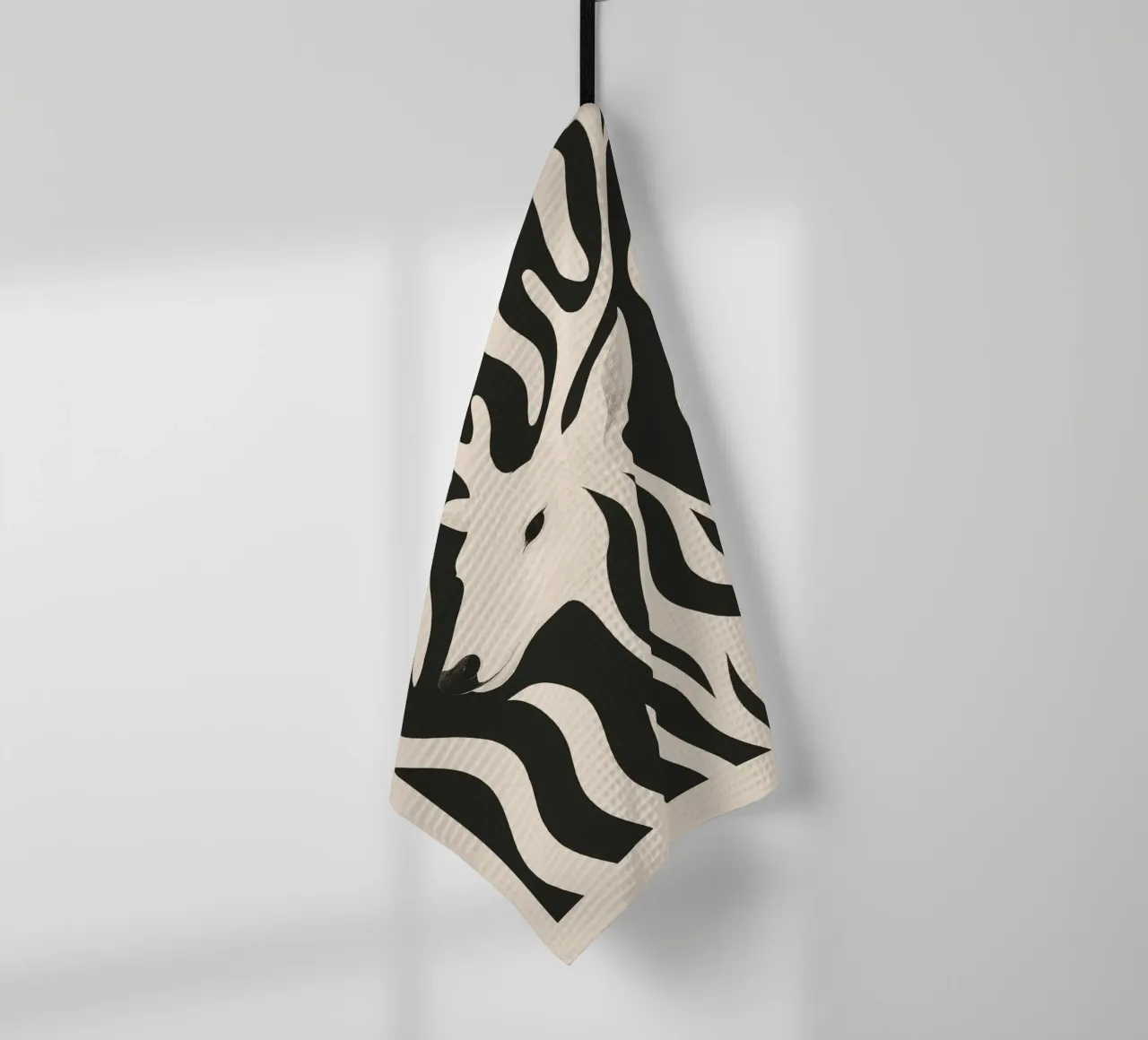 Cervo in bianco e nero canovaccio da cucina da ThingDesign