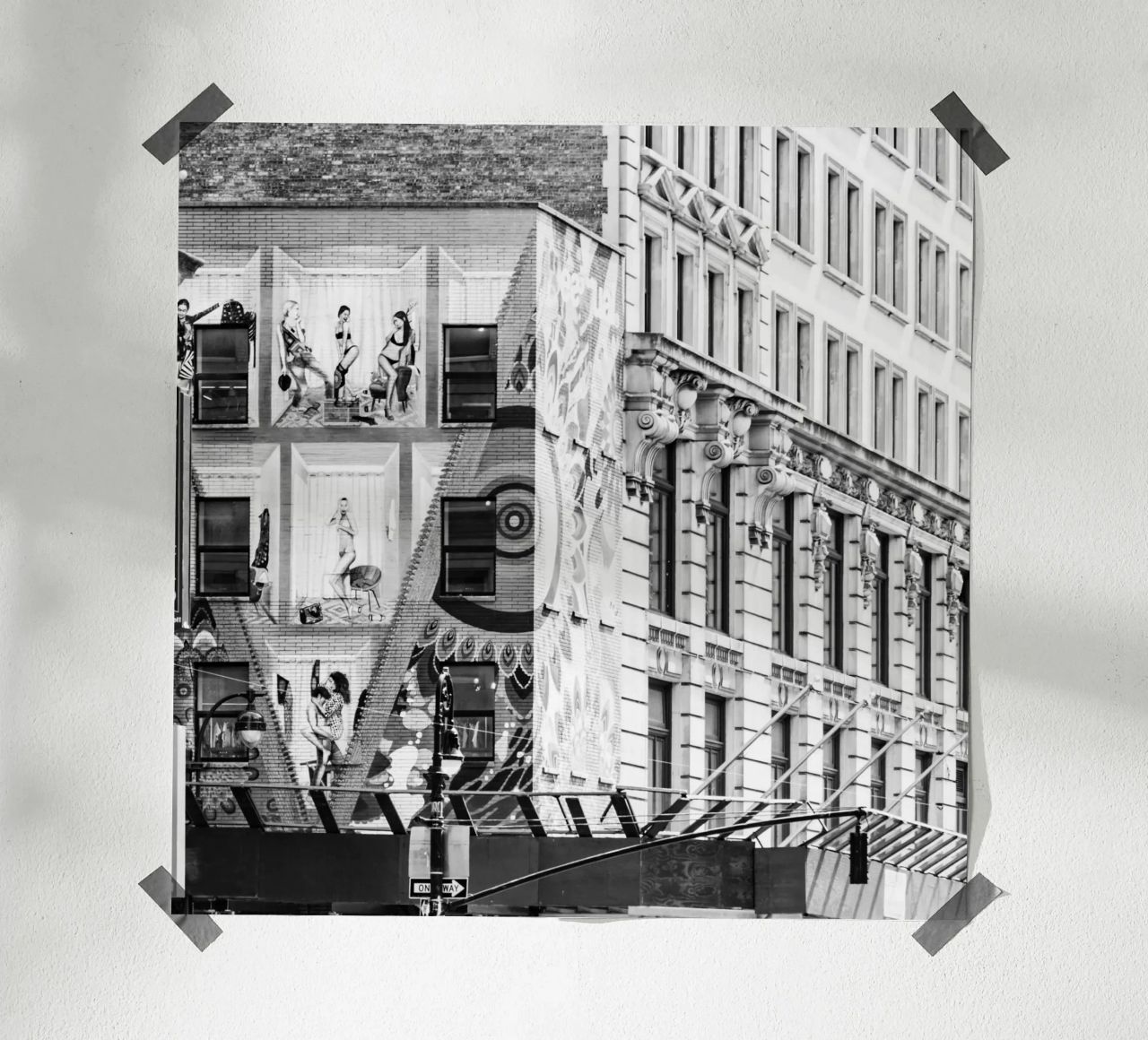 Pintura de fachadas NY poster de Carinaprint