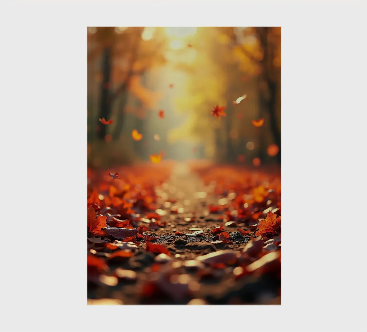 Forest_path_autumn_10 notebook by Fantasie & Mystikwelten by LK