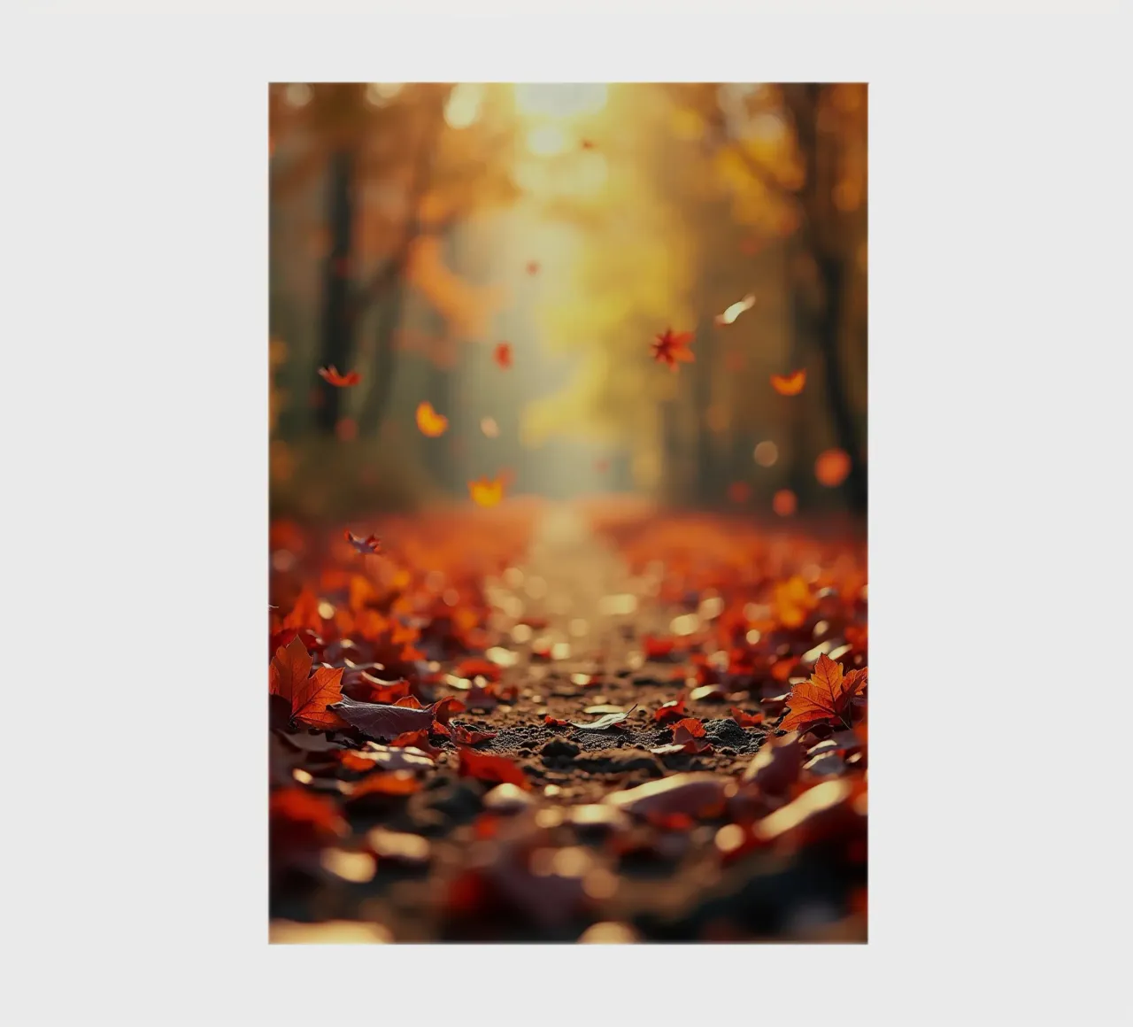 Forest_path_autumn_10 notebook by Fantasie & Mystikwelten by LK