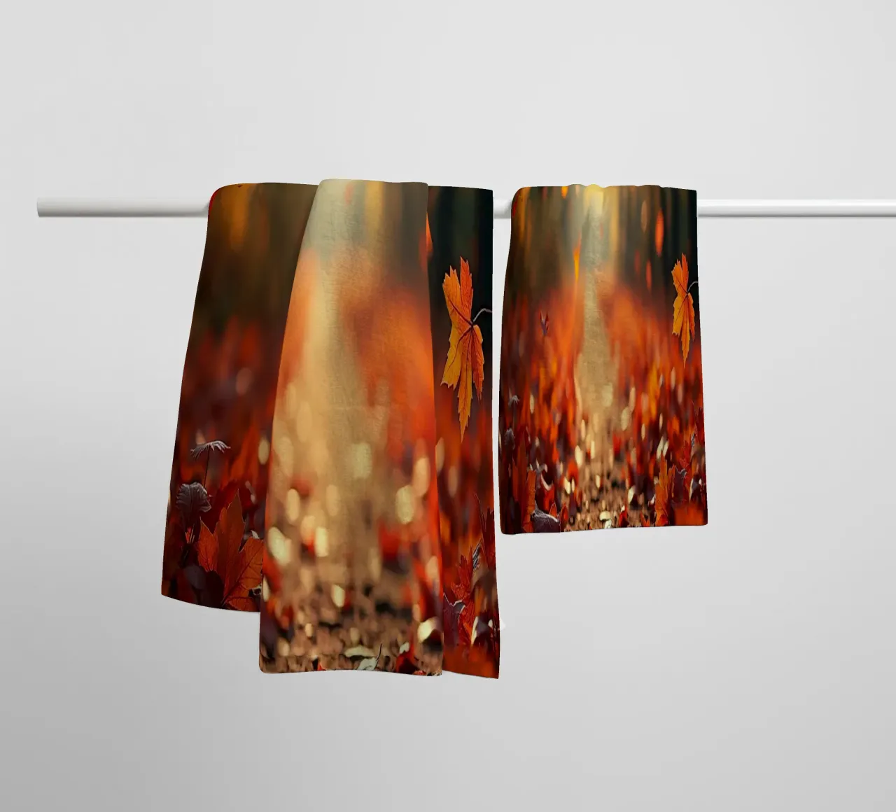 Forest_path_autumn_10 towel by Fantasie & Mystikwelten by LK