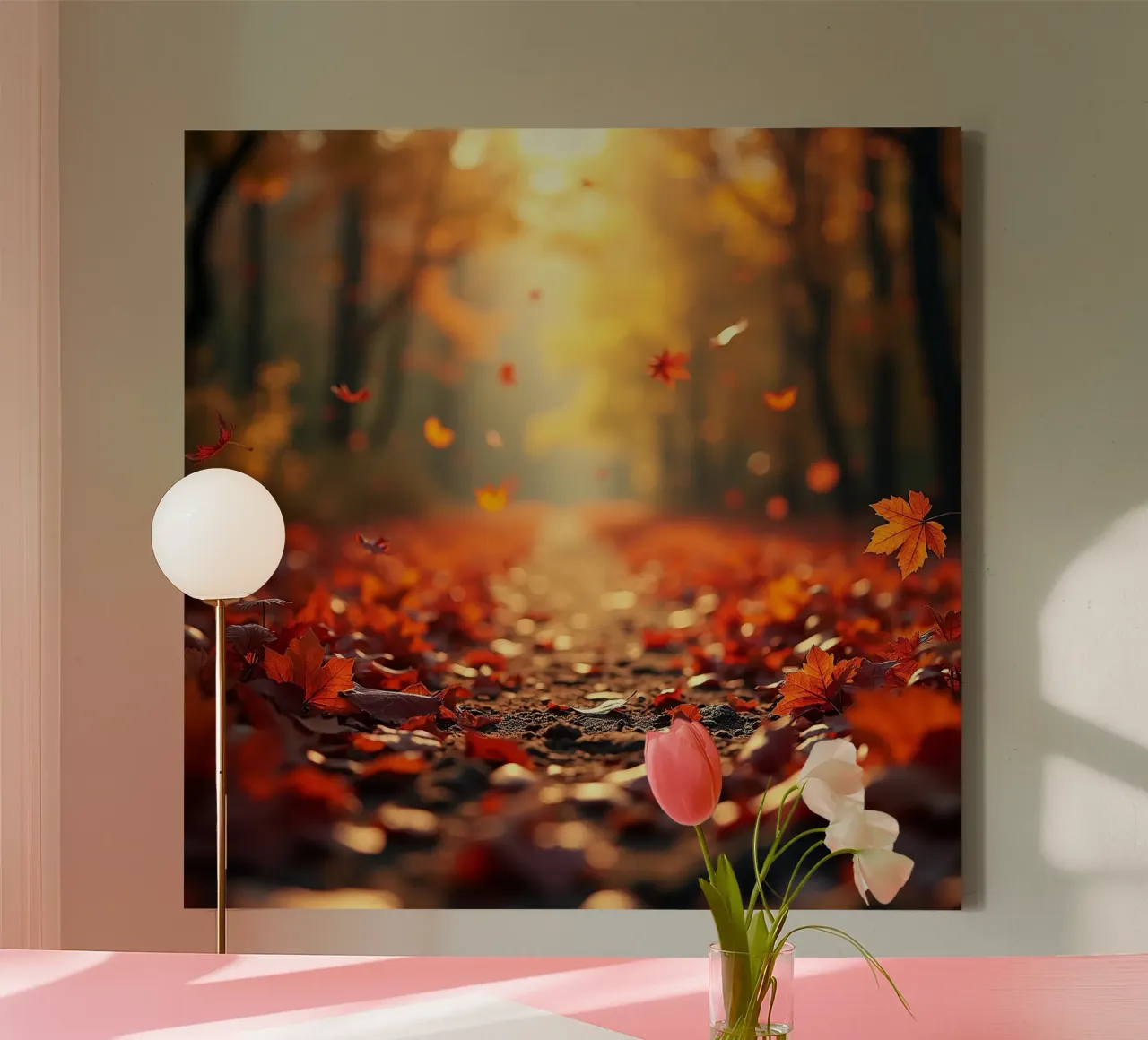 Forest_path_autumn_10 canvas by Fantasie & Mystikwelten by LK