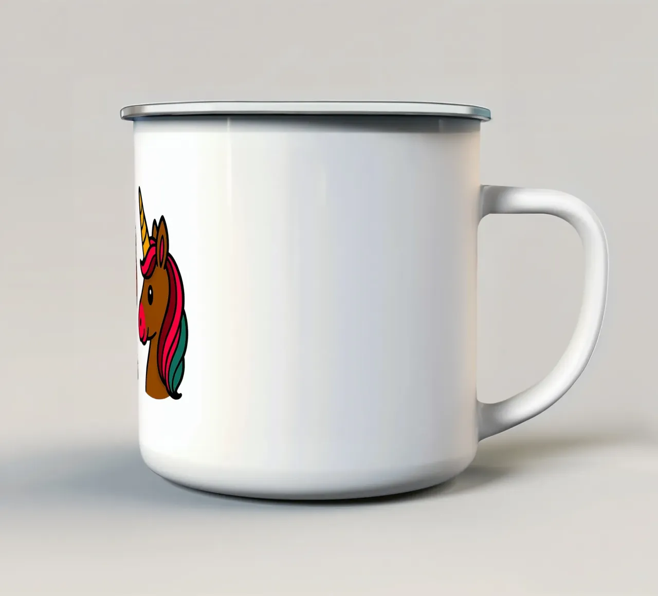 Einhorn & Superheld tazza in smalto da Vintage Van Gogh