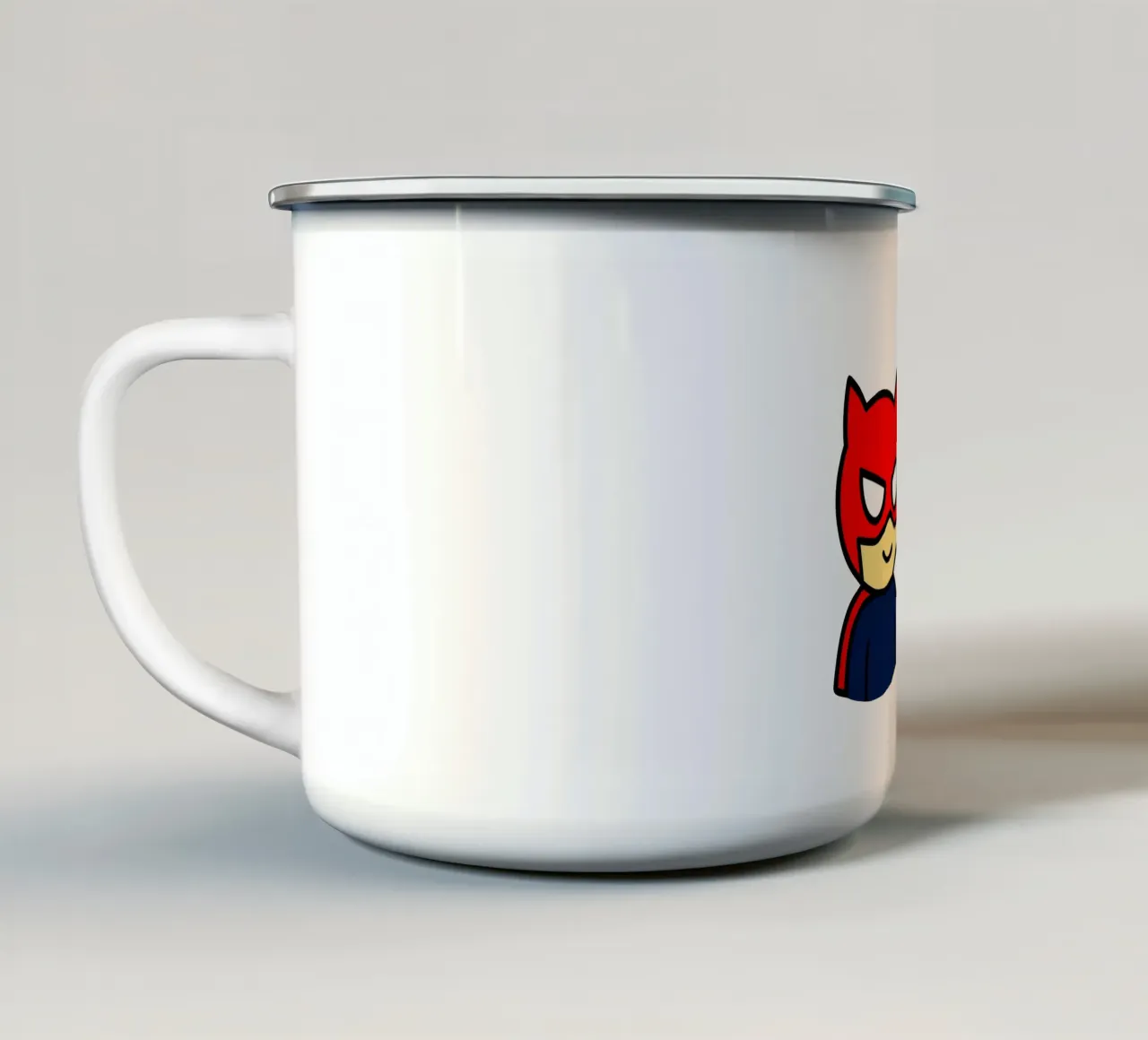 Einhorn & Superheld tazza in smalto da Vintage Van Gogh