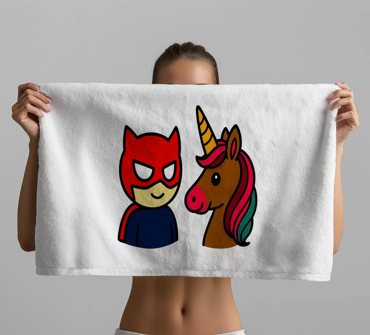 Einhorn & Superheld asciugamano da bagno da Vintage Van Gogh