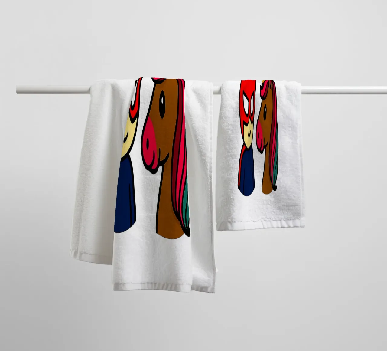 Einhorn & Superheld asciugamano da bagno da Vintage Van Gogh