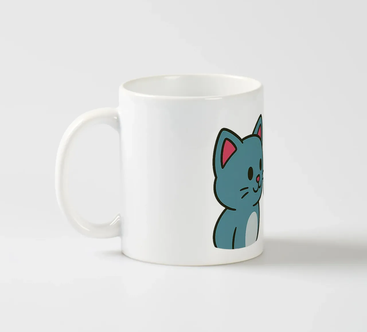 Einhorn & Kätzchen tazza in ceramica da Vintage Van Gogh