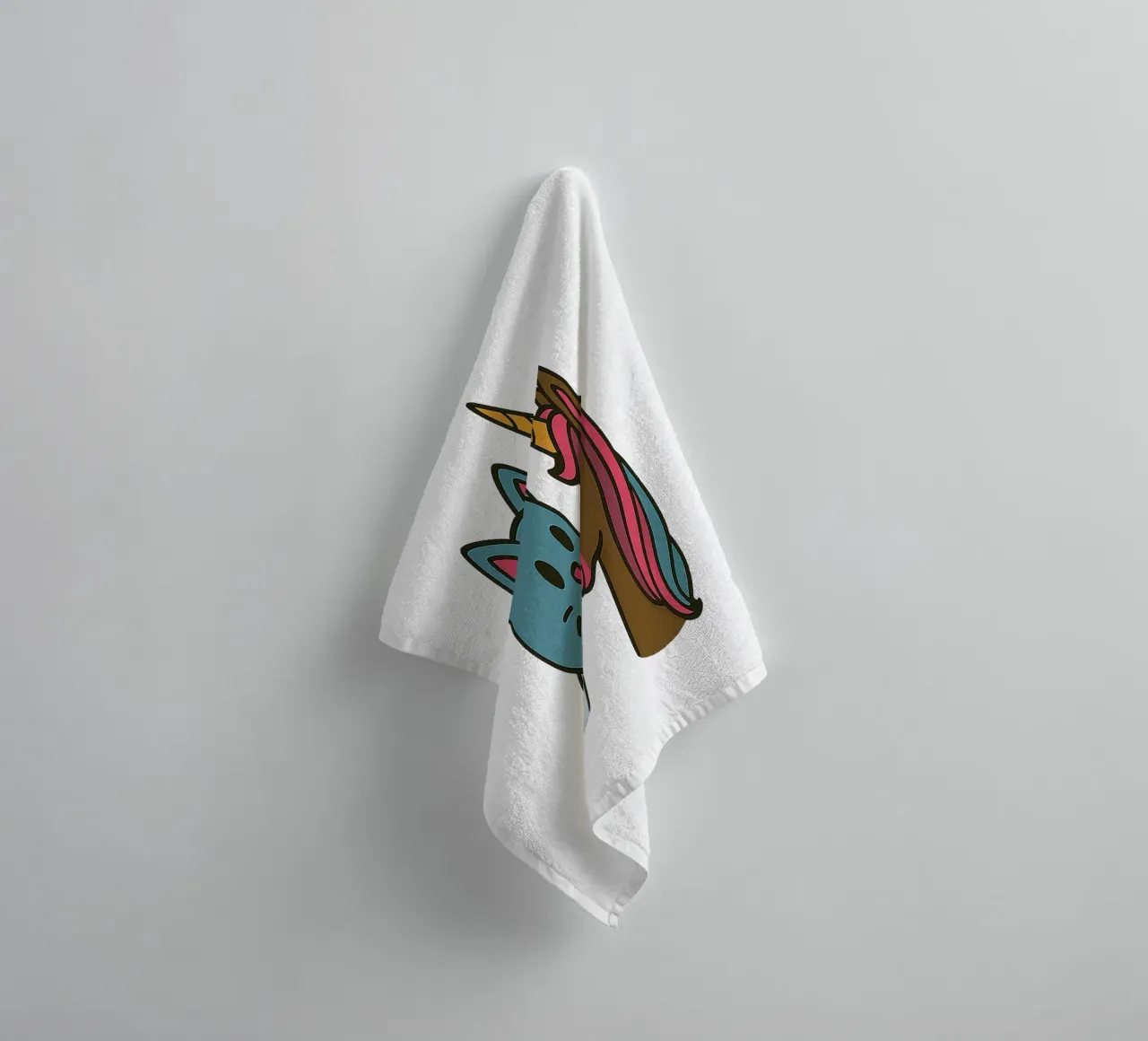 Einhorn & Kätzchen asciugamano da bagno da Vintage Van Gogh