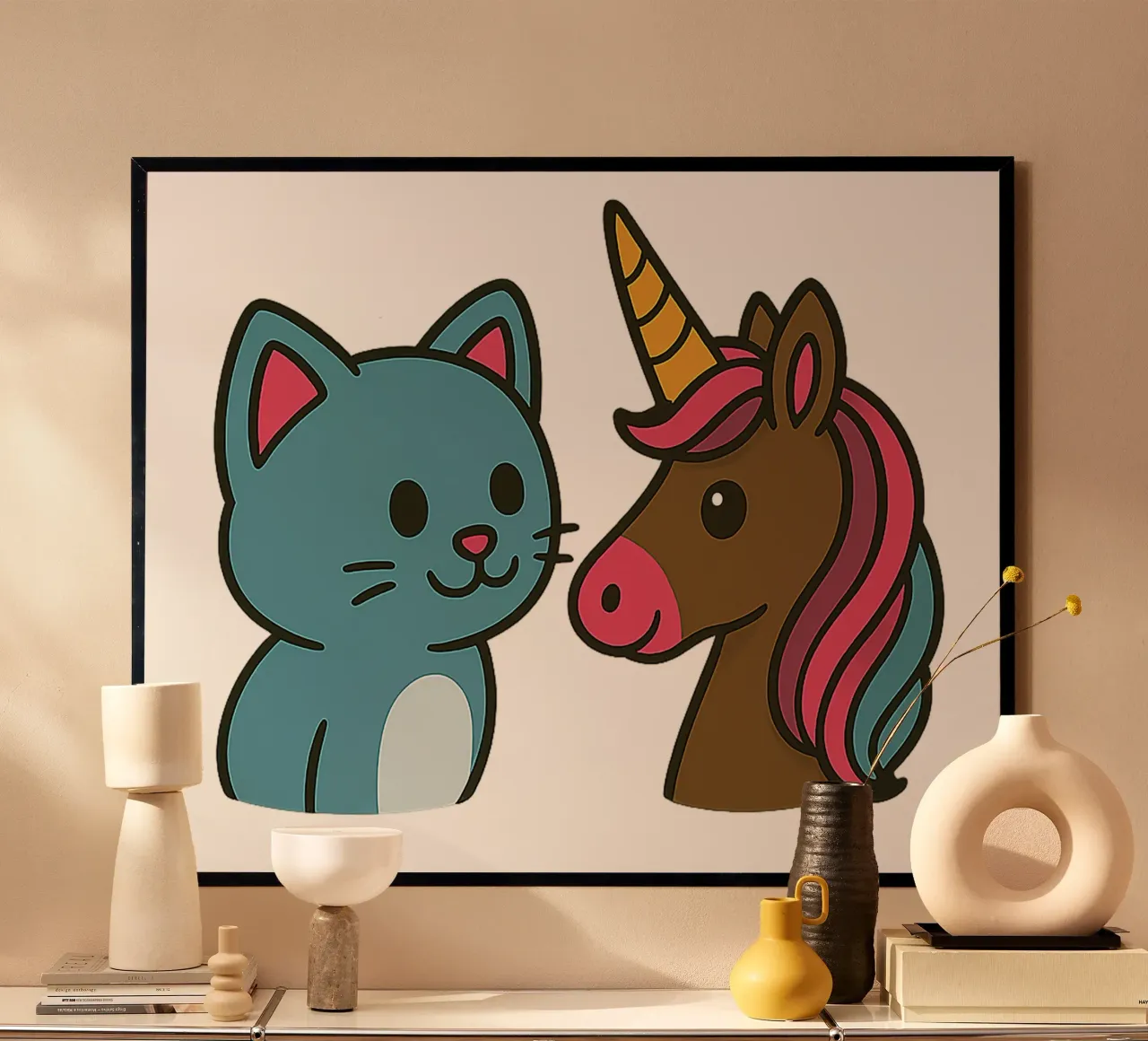 Einhorn & Kätzchen carta hahnemühle da Vintage Van Gogh
