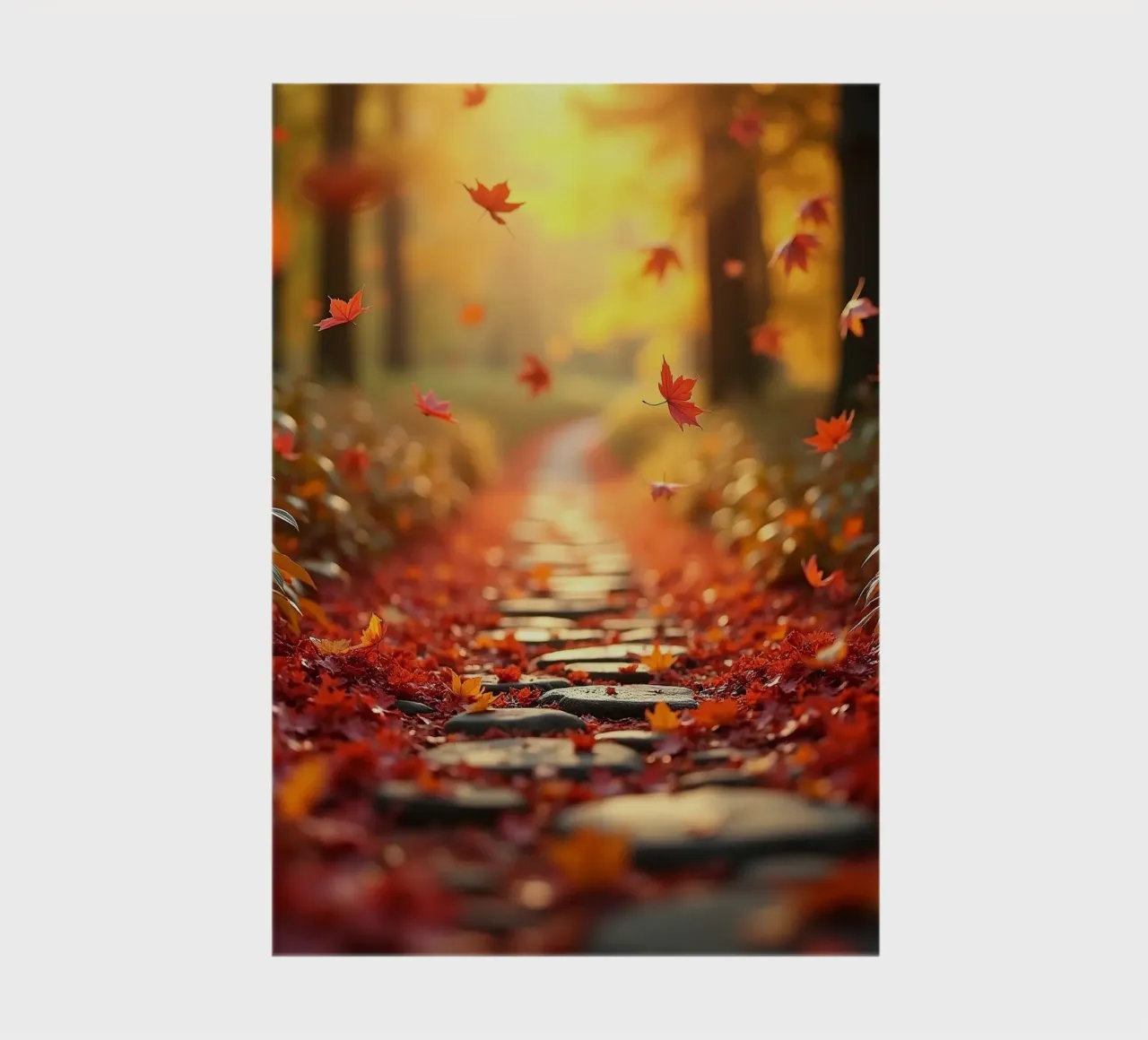Forest_path_autumn_12 notebook by Fantasie & Mystikwelten by LK