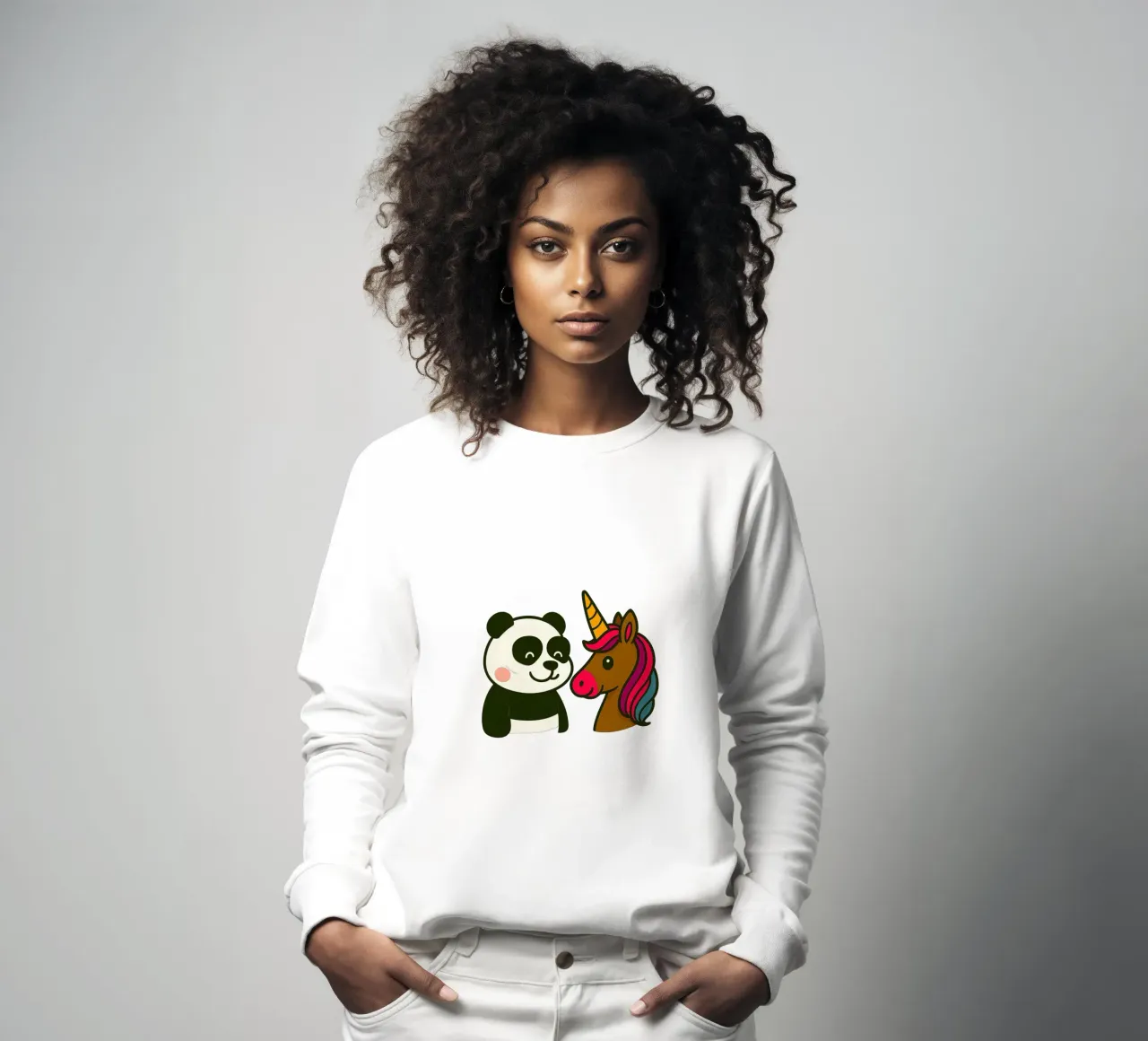 Einhorn & Panda felpa da Vintage Van Gogh