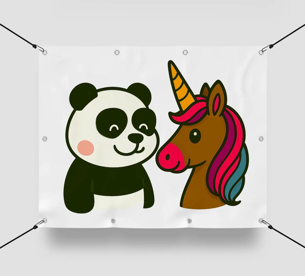Einhorn & Panda telo in pvc da Vintage Van Gogh